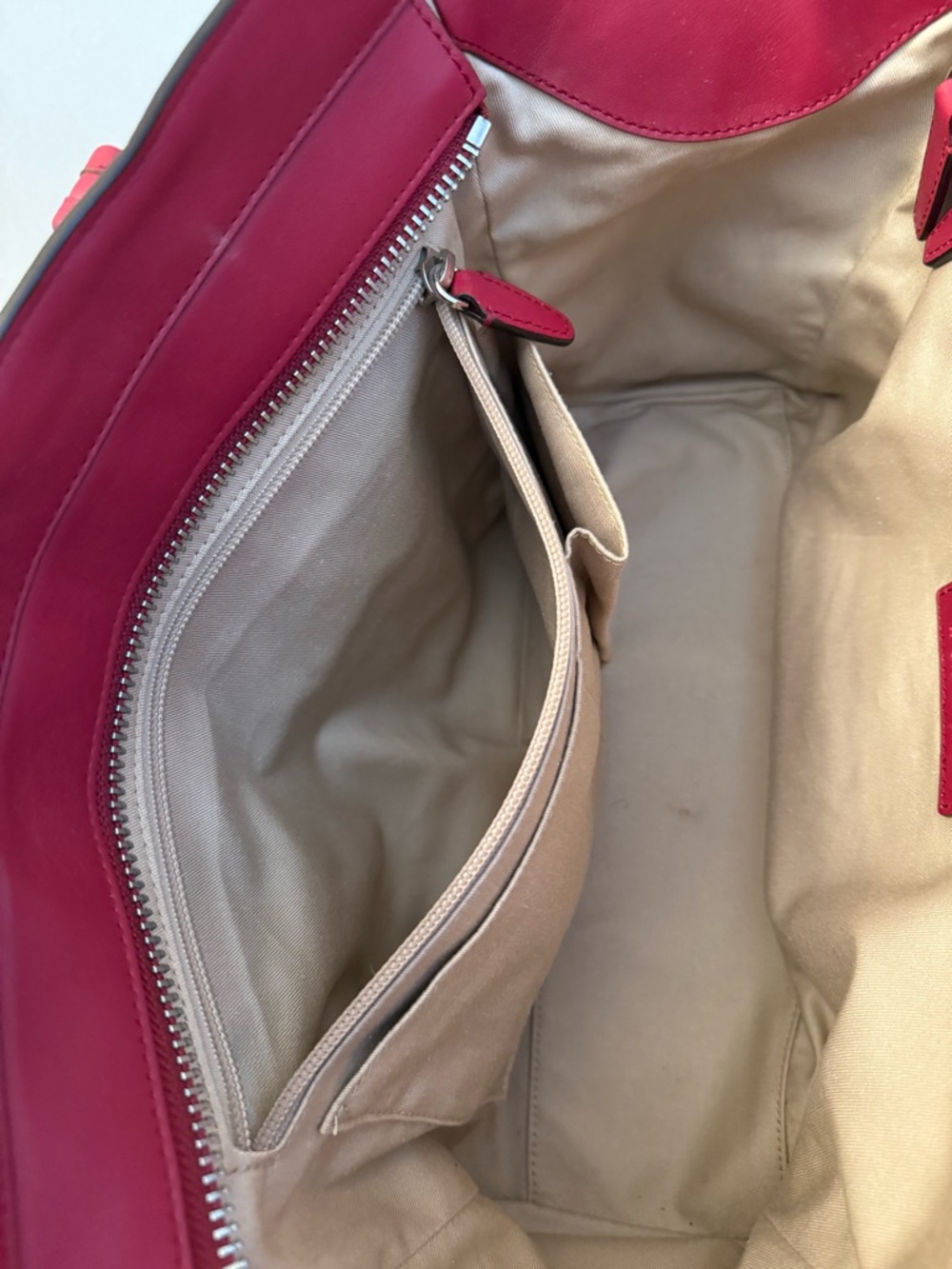 Coach 19890 dark red leather legacy medium, Candace tote shoulder bag - Picture 12 of 16